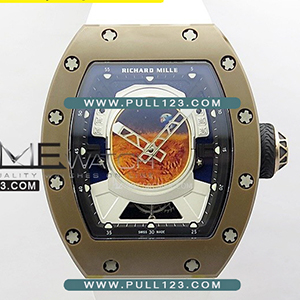 [Seagull tourbillon] Richard Mille RM052-05 Brown Ceramic Real Tourbillon YS 1:1 Best Edition - 리차드 밀레 RM052 세라믹 베스트에디션