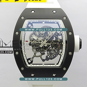 [RMUL2 MOVE] Richard Mille RM055 Real Ceramic Case V3 BBR 1:1 Best Edition - 리차드 밀레 리얼 세라믹 스켈레톤