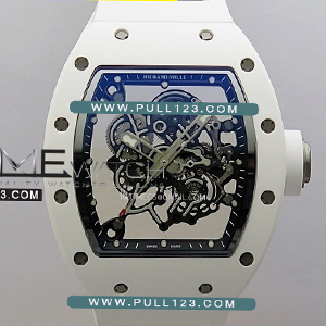 [RMUL2 MOVE] Richard Mille RM055 White Ceramic ZF 1:1 Best Edition - 리차드 밀레 리얼 화이트 세라믹 스켈레톤 베스트에디션