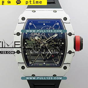 [RMUL2 MOVE] Richard Mille RM035-01 White NTPT BBR 1:1 Best Edition - 리차드 밀레 포지드 카본 스켈레톤 베스트에디션