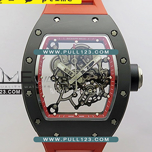[RMUL2 MOVE] Richard Mille RM055 Real Ceramic DF 1:1 Best Edition - 리차드 밀레 리얼 세라믹 스켈레톤