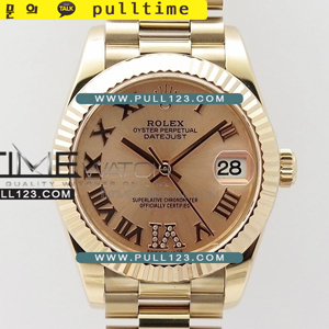 [무브선택] Rolex DateJust 31mm 278275 Ladies RG bp Best Edition - 롤렉스 데이져스트 로즈골드 오토매틱 여성용 베스트에디션 쥬빌레베젤 로즈골드 다이얼 로마수자인덱스