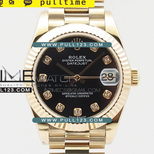 [무브선택] Rolex DateJust 31mm 278275 Ladies RG bp Best Edition - 로렉스 데이져스트 로즈골드 오토매틱 여성용 베스트에디션 쥬빌레베젤 블랙다이얼 텐포인트