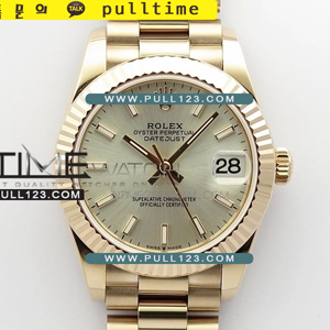 [무브선택] Rolex DateJust 31mm 278275 Ladies RG bp Best Edition - 로렉스 데이져스트 로즈골드 오토매틱 여성용 베스트에디션 쥬빌레베젤 실버다이얼