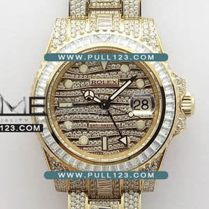 [2836 MOVE] Rolex GMT-Master II 116769 BRIL Full Diamonds TW Best Edition - 롤렉스 지엠티 마스터 다이아몬드 베스트에디션