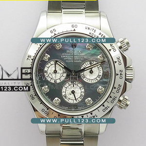 [4130 MOVE] Rolex Daytona 116509 SS BL Best Edition - 롤렉스 데이토나 스테인레스 스틸 자개다이얼 베스트에디션