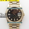 [2836 MOVE] Rolex DayDate 128239 36mm RG/Crystal BP President Bracelet Best Edition - 로렉스 데이데이트 로즈골드 주얼리 베스트에디션