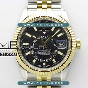 [9001 MOVE] Rolex Sky-Dweller 326933 904L SS/YG NOOB 1:1 Best Edition - 롤렉스 스카이 드웰러 베스트 에디션