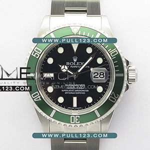 [3135 MOVE] Rolex Submariner 16610 LN Black 904L SS AR 1:1 Best Edition - 롤렉스 서브마리너 구형 베스트에디션