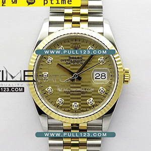 [3235 MOVE] Rolex DateJust 36mm 126233 Jubilee Bracelet 904L SS/YG VS 1:1Best Edition - 롤렉스 데이져스트 오토매틱 쥬빌레 브레이슬릿 베스트에디션