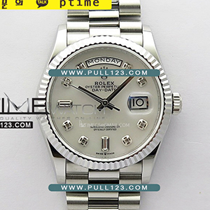 [3255 MOVE] Rolex DayDate 36mm 128239 SS APS 1:1 Best Edition - 로렉스 데이데이트 베스트에디션