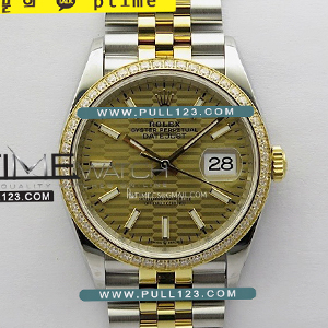 [3235 MOVE] Rolex DateJust 36mm 126283RBR Jubilee Bracelet 904L SS/YG VS 1:1Best Edition - 롤렉스 데이져스트 오토매틱 쥬빌레 브레이슬릿 베스트에디션