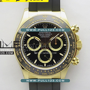 [4131 MOVE] Rolex Daytona 126518 904L YG QF 1:1 Best Edition - 롤렉스 데이토나 옐로우골드 오이스터플렉스 베스트에디션