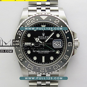 [3285 MOVE] Rolex GMT-Master II 126710GRNR Black/Gray Jubilee Bracelet 904L SS Clean 1:1Best Edition - 롤렉스 지엠티 마스터 쥬빌리 브레이슬릿 베스트에디션