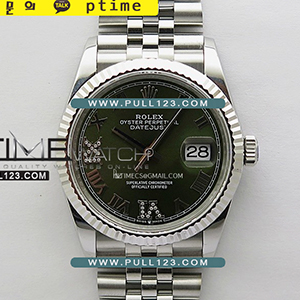 [무브선택] Rolex DateJust 36mm 126234 Jubilee Bracelet 904L SS JD 1:1Best Edition - 롤렉스 데이져스트 오토매틱 쥬빌레 브레이슬릿 베스트에디션