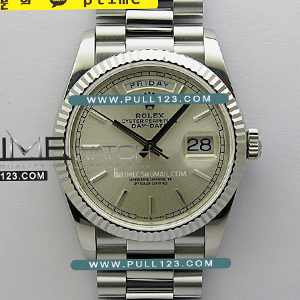 [무브먼트 선택] Rolex DayDate 36mm 128239 Gain Weight SS QF 1:1 Best Edition - 로렉스 데이데이트 베스트에디션