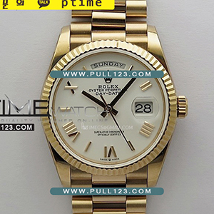 [무브먼트 선택] Rolex DayDate 36mm 128235 Gain Weight RG QF 1:1 Best Edition - 로렉스 데이데이트 베스트에디션