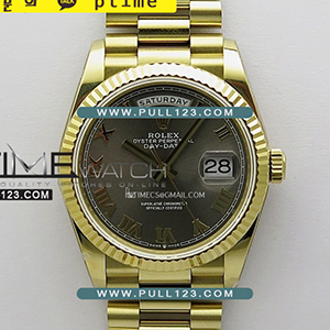 [무브먼트 선택] Rolex DayDate 36mm 128238 Gain Weight YG QF 1:1 Best Edition - 로렉스 데이데이트 베스트에디션