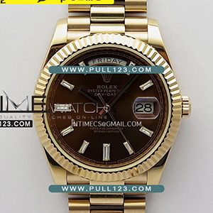 [3255 MOVE] Rolex DayDate 40mm 228235 904L RG KF 1:1 Best Edition - 로렉스 데이데이트 베스트에디션