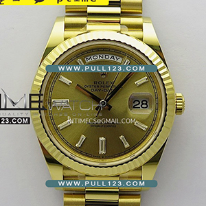 [3255 MOVE] Rolex DayDate 40mm 228238 904L YG THB V3  1:1 Best Edition - 로렉스 데이데이트 베스트에디션