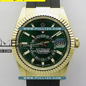 [9001 MOVE] Rolex Sky-Dweller 336238 904L YG NOOB 1:1 Best Edition - 롤렉스 스카이 드웰러 베스트 에디션