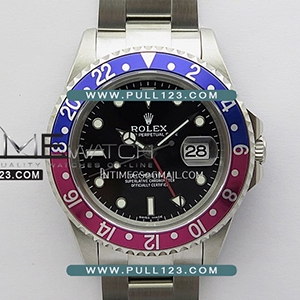 [3186 MOVE] Rolex GMT-Master II 16710 Blue/Red SS Best Edition - 롤렉스 지엠티 마스터 베스트에디션