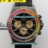 [4130 MOVE] Rolex Daytona Rainbow Black Carbon SONIC 1:1 Best Edition - 롤렉스 데이토나 포지드카본 레인보우 베스트에디션