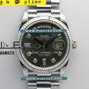 [무브먼트 선택] Rolex DayDate 36mm 128239 Gain Weight SS QF 1:1 Best Edition - 로렉스 데이데이트 베스트에디션