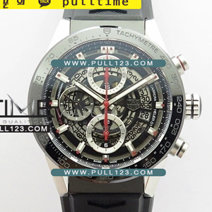 [1887 MOVE] Tag Heuer Carrera Calibre Heuer 01 Chrono 43mm SS XF 1:1 Best Edition - 태그호이어 까레라 칼리버 크로노 베스트에디션